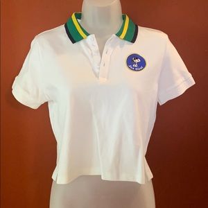 PEANUTS Polo Crop Top